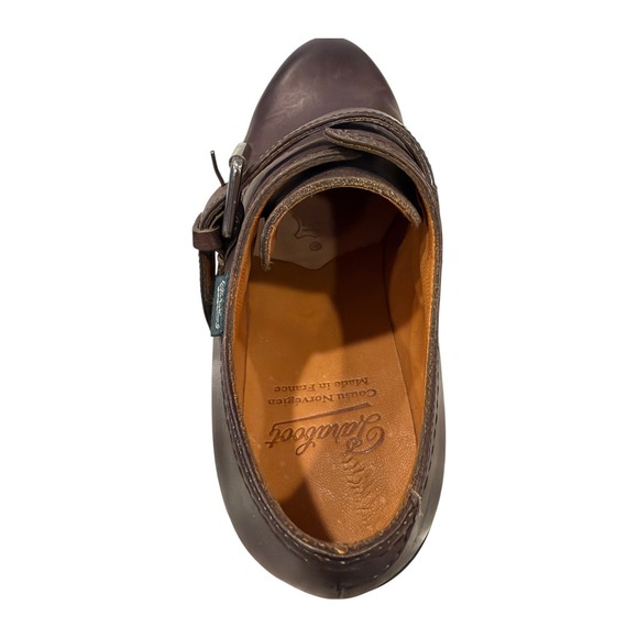 Paraboot Loty Monk Strap Shoes Men 8 Brown Leather Derby Norwegian Stitch France main image 11